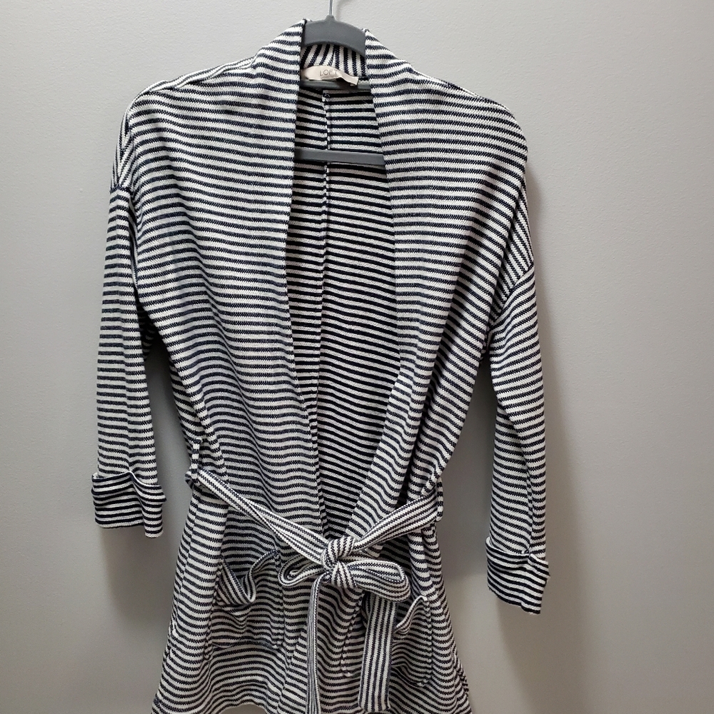 Loft - Striped Cardigan